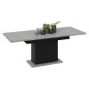 Стол раздвижной «Детройт» Тип 1, черный, ателье светлый