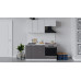 Кухонный гарнитур «Габриэлла» длиной 160 см со шкафом НБ, белый, сноу, муссон