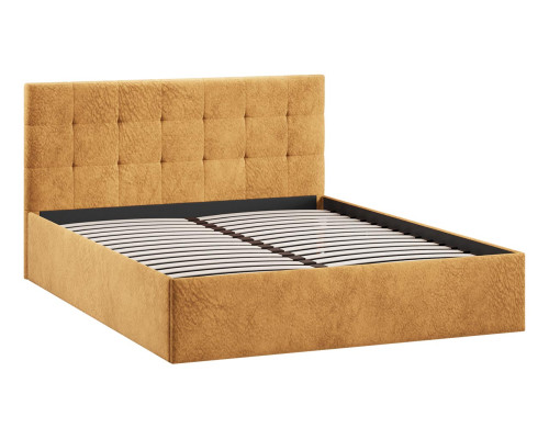 Кровать без ПМ «Джоли» 180 Тип 1 (без подъемного механизма), микровелюр Wellmart Yellow Кровать без ПМ «Джоли» 180 Тип 1 (без подъемного механизма), микровелюр Wellmart Yellow