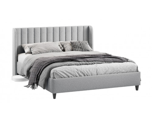 Кровать с ПМ «Шанель» 160 (с подъемным механизмом), Экомех BravoASH Lite Grey