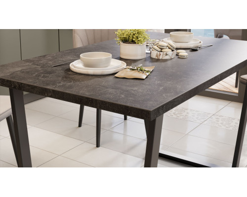 Стол обеденный «Даллас» Тип 1, Черный, Ателье темный