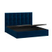 Кровать с ПМ «Эмбер»,1600 (с подъемным механизмом),велюр Confetti Blue