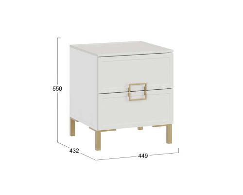 Тумба прикроватная «Стелла» с опорами