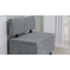Скамья прямая «Брайтон» (800 мм), Венге Цаво, Wellmart Silver
