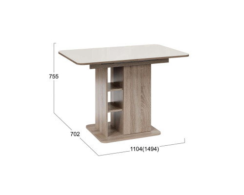 Стол раздвижной «Мюнхен» Тип 1