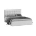 Кровать с ПМ «Ника» тип 1,1600 (с подъемным механизмом) с заглушиной, экокожа белая Маrvel