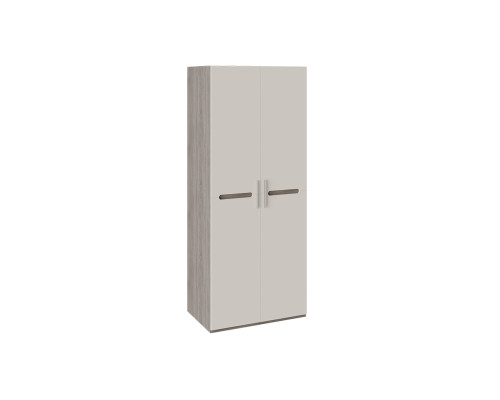 Шкаф для одежды с 2-мя дверями «Фьюжн», бежевый, дуб сонома трюфель