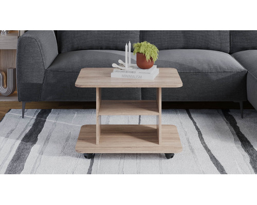 Стол журнальный тип 1,Дуб Сонома трюфель