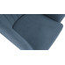 Стул «Верона» Т6, черный муар, велюр D007 пыльно-голубой