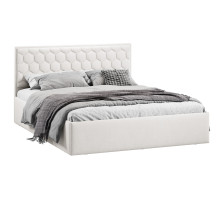 Кровать без ПМ «Порто» 180 (без подъемного механизма), велюр светлый