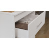Комод со встроенной гладильной доской, Белый Ясень