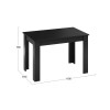 Стол обеденный «Промо» тип 2, черный