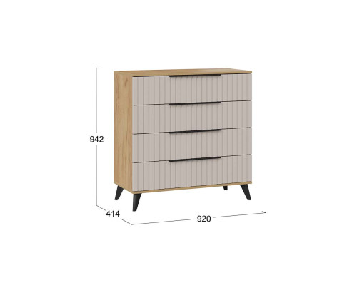 Комод «Хилтон» с опорами