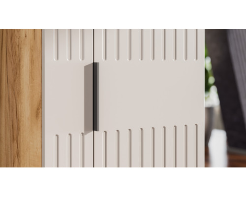 Гостиная «Моника», Дуб Крафт золотой, Кашемир сатин