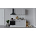 Кухонный гарнитур «Кимберли» длиной 180 см со шкафом НБ, Белый, Сноу