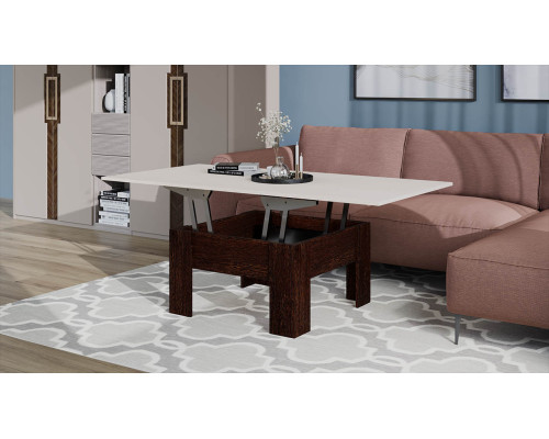 Стол журнальный тип 10, венге цаво, дуб белфорт