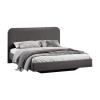 Кровать без ПМ «Тиффани» 140 Тип 1 (без подъемного механизма), велюр графит