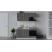 Кухонный гарнитур «Кимберли» длиной 160 см со шкафом НБ, Белый, Муссон
