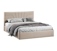 Кровать с ПМ «Пандора» 160 Тип 1 (с подъемным механизмом), Микровелюр Jercy Cream