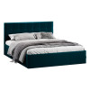 Кровать без ПМ «Джоли» 140 Тип 1 (без подъемного механизма), велюр Confetti Izumrud