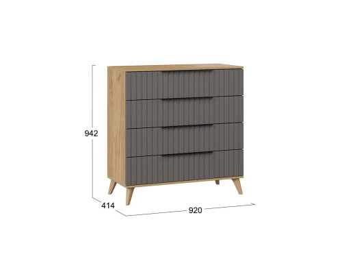 Комод «Хилтон» с опорами