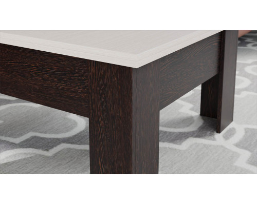 Стол журнальный тип 10, венге цаво, дуб белфорт