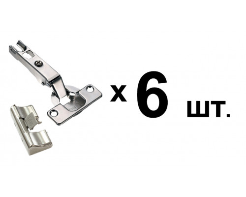 Комплект из 6-х доводчиков с петлей