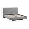 ровать без ПМ «Тиффани» 160 Тип 1 (без подъемного механизма), микровелюр Wellmart Silver 