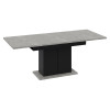 Стол раздвижной «Детройт» Тип 1, черный, ателье светлый