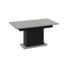 Стол раздвижной «Детройт» Тип 1, черный, ателье светлый