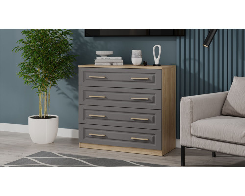 Комод «Сэнди», Вяз благородный, Серый вулкан