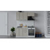 Кухонный гарнитур «Белладжио» длиной 160 см,белый, софт панакота