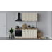 Кухонный гарнитур «Лина» длиной 180 см со шкафом НБ, Дуб Крафт золотой, Крем