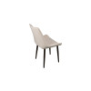 Стул «Торрес», Черный муар, Велюр Megen 6 (бежевый)