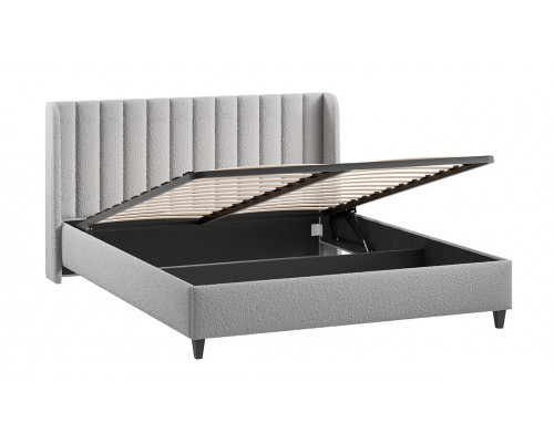 Кровать с ПМ «Шанель» 160 (с подъемным механизмом), Экомех BravoASH Lite Grey