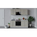 Кухонный гарнитур «Белладжио» длиной 200 см со шкафом НБ, белый, софт панакота