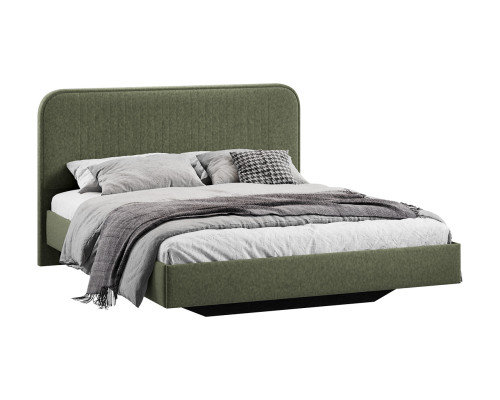 Кровать без ПМ «Тиффани» Тип 1 (без подъемного механизма), микровелюр Jercy Deep Green Кровать без ПМ «Тиффани» Тип 1 (без подъемного механизма), микровелюр Jercy Deep Green