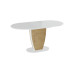 Стол обеденный «Монреаль» Тип 1,Белый глянец/Бунратти