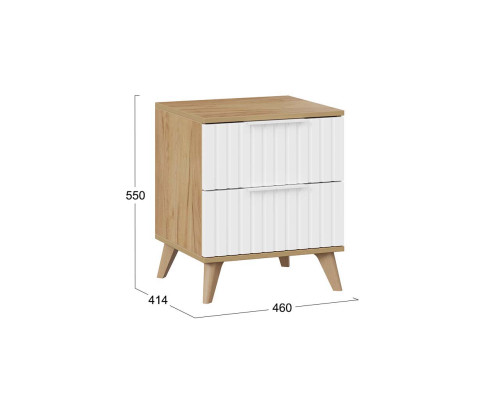 Тумба прикроватная «Хилтон» с опорами