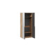 Шкаф для одежды (580) с 2 зеркальными дверями «Порто», Яблоня Беллуно, Графит