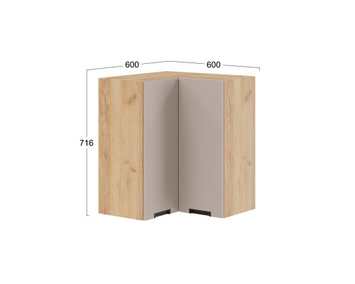 Шкаф навесной угловой прямой «Гренада»