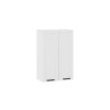 Шкаф навесной 60 c двумя дверями «Лорас», Белый, Холст Белый