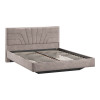Кровать без ПМ «Пандора» 160 Тип 1 (без подъемного механизма), Велюр Brut Mocco 06