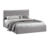 Кровать с ПМ «Пандора» 160 Тип 1 (с подъемным механизмом), Микрошенилл Relax Mocco