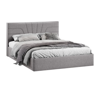 Кровать с ПМ «Пандора» 160 Тип 1 (с подъемным механизмом), Микрошенилл Relax Mocco