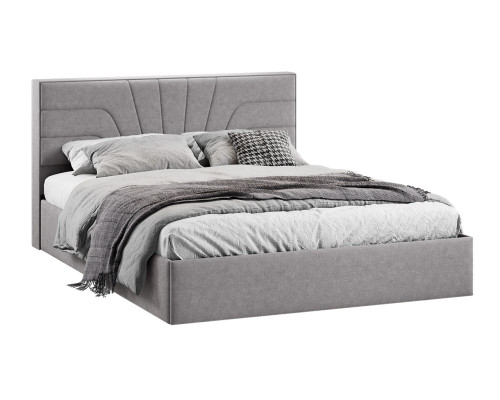 Кровать с ПМ «Пандора» 160 Тип 1 (с подъемным механизмом), Микрошенилл Relax Mocco