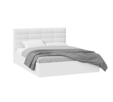 Кровать с ПМ «Агата» тип 1, 160 (с подъемным механизмом) с заглушиной, белый 