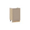 Шкаф напольный 500 с одной дверью (под накладную мойку) «Бьянка», Дуб Крафт золотой, Дуб кофе
