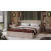 Кровать с ПМ «Шелли» Тип 1, 160 (с подъемным механизмом) с заглушиной, Велюр Confetti Cream