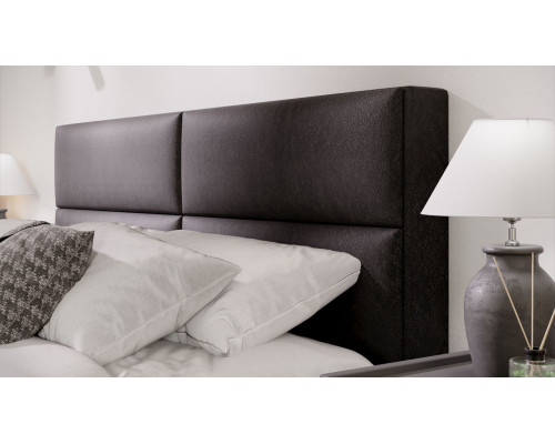 Кровать с ПМ «Глосс» тип 1,1600 (с подъемным механизмом), велюр графит